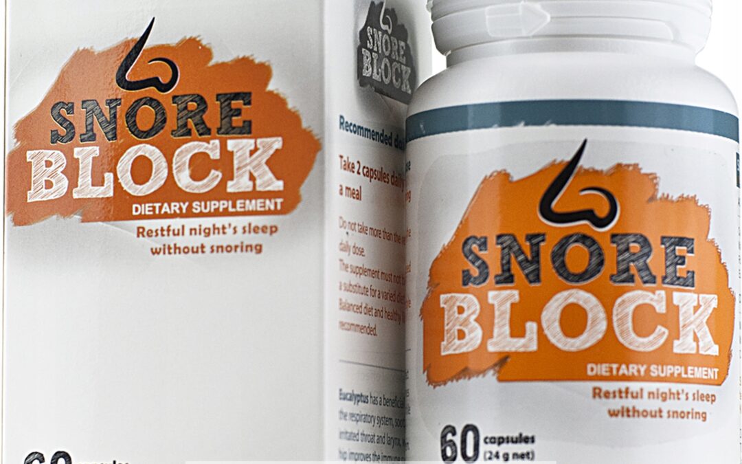 SnoreBlock – tabletki na chrapanie